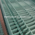 El panel verde de la cerca del metal sólido cerca del panel 3D 3D soldó con autógena el panel de malla de alambre